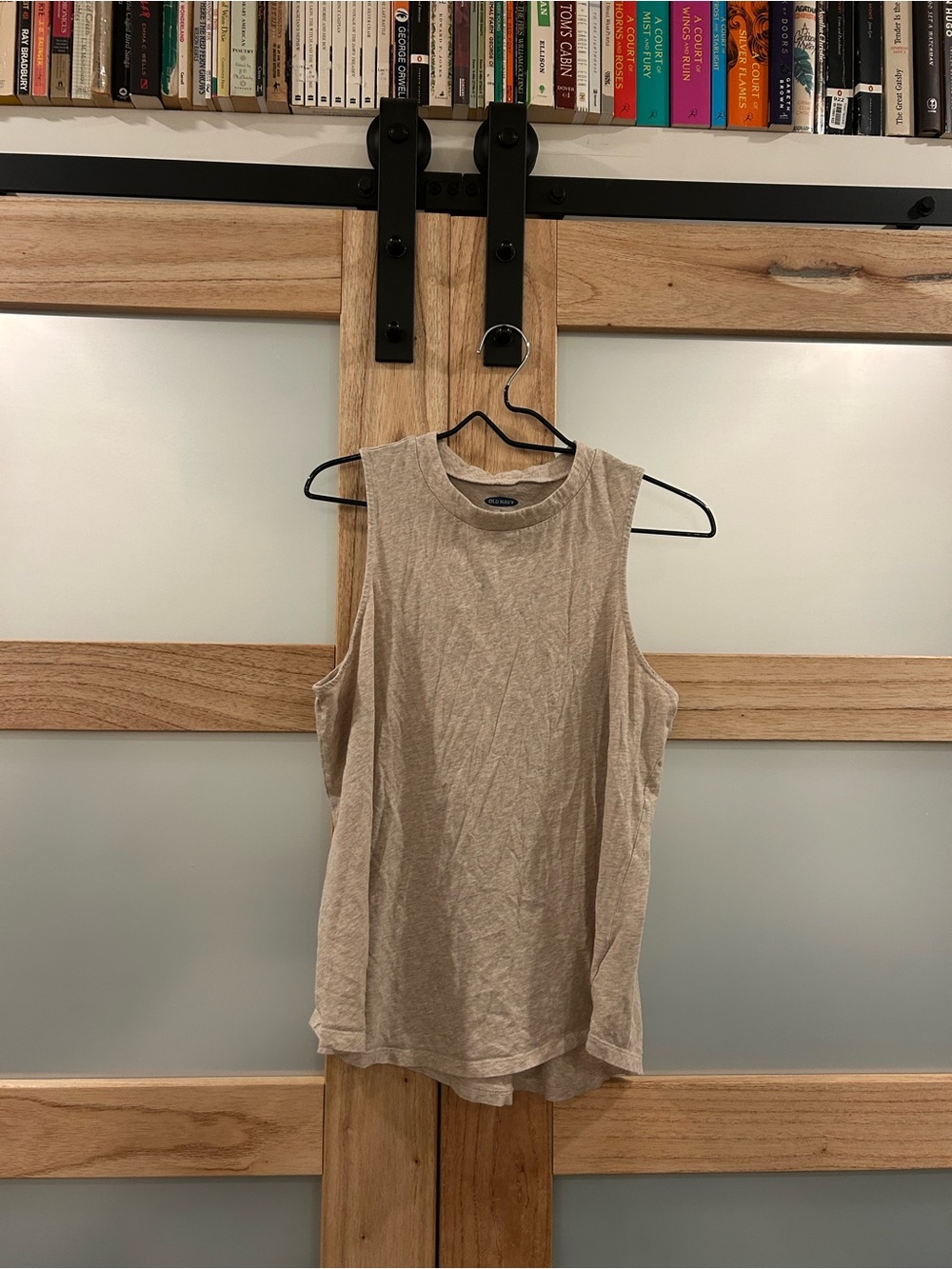 Old Navy tan summer tank 100% cotton